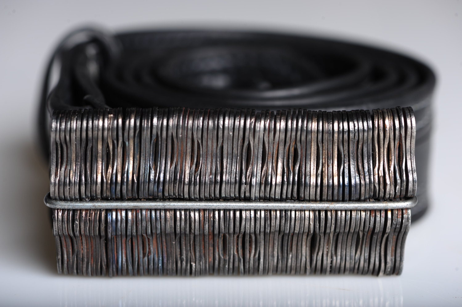 Bike Chain Strain Belt Buckle - 100% Handmade & Reclaimed Materials