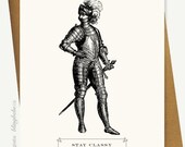 Stay Classy - Silly Funny Greeting Card - 12129