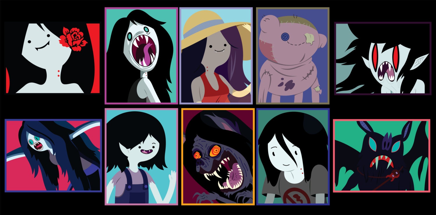 Adventure Time - Marceline The Vampire Queen sticker 10 pk