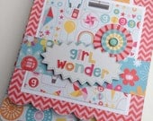 Mini Album Kit Girl Scrapbook Precut with Instructions