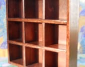 Shadow Box, Woodworking,SET of 4: 12 x 12 inch Organizer Shelving Boxes, New Custom Display Box, Dan Leasure Woodworking