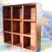 Display Organizer Collector Box, Woodworking, Sewing and Hobby Box, New Wood Box, 12x12x2.5in Box
