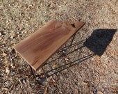 Live Edge Black Walnut Solid Hardwood Wood Slab Natural Shelf, Small Side Table Top, DIY Shelf, Small Coffee Table, Side Table