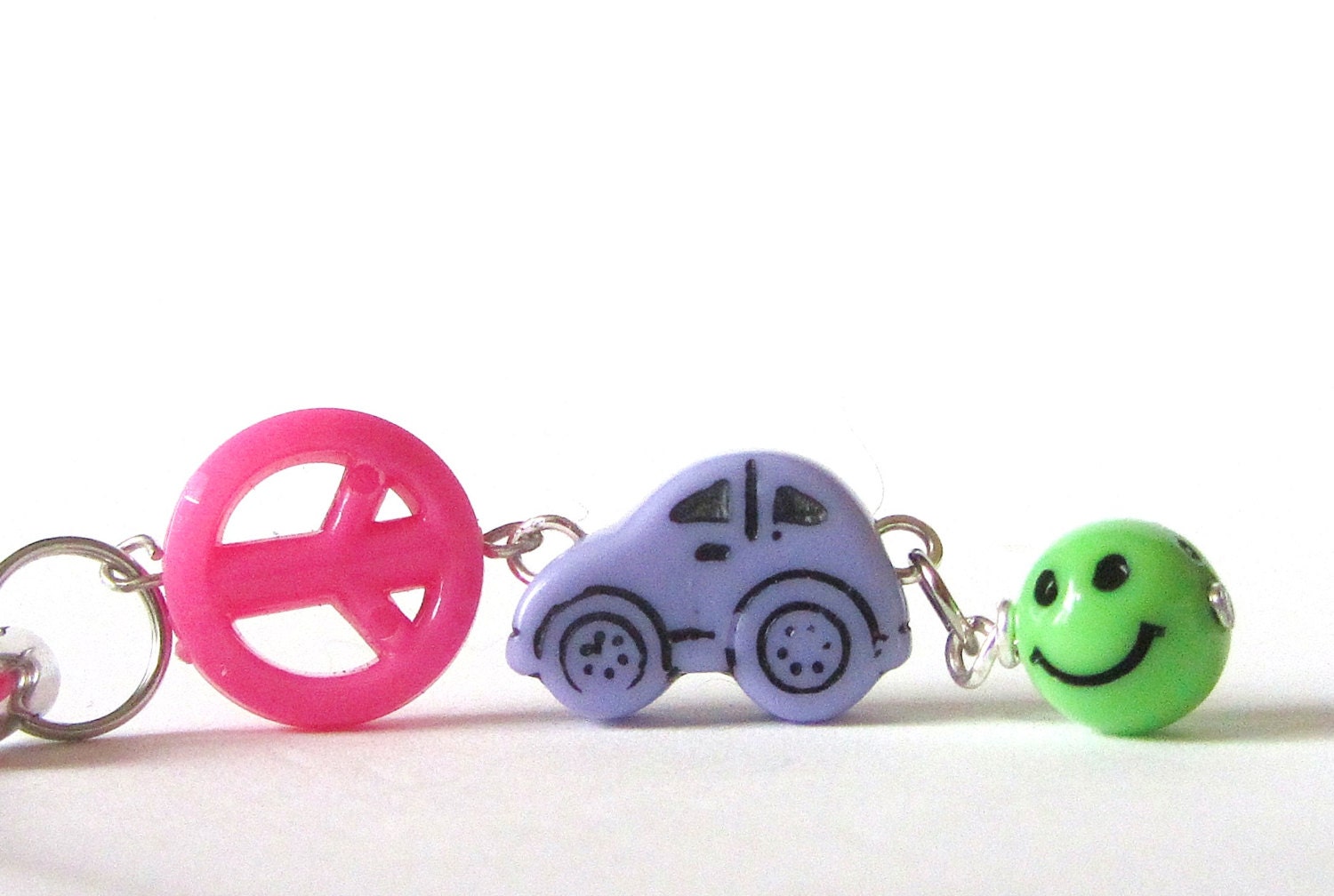 Hippie at Heart Cell Phone Charm