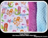 Swim With Us- Mermaid print nap mat
