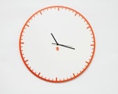 round 2 clock-ORANGE
