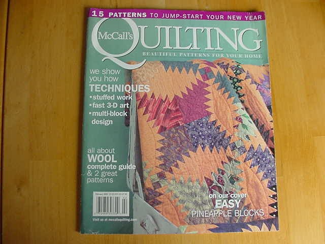 Vintage McCalls Quilting Magazine, February 2006, Vol. 13, No. 1, Quilt, Back Issue