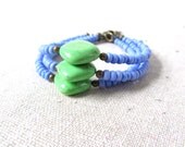 Mint Stone Bracelet, Pastel, Layering, Spring Fashion