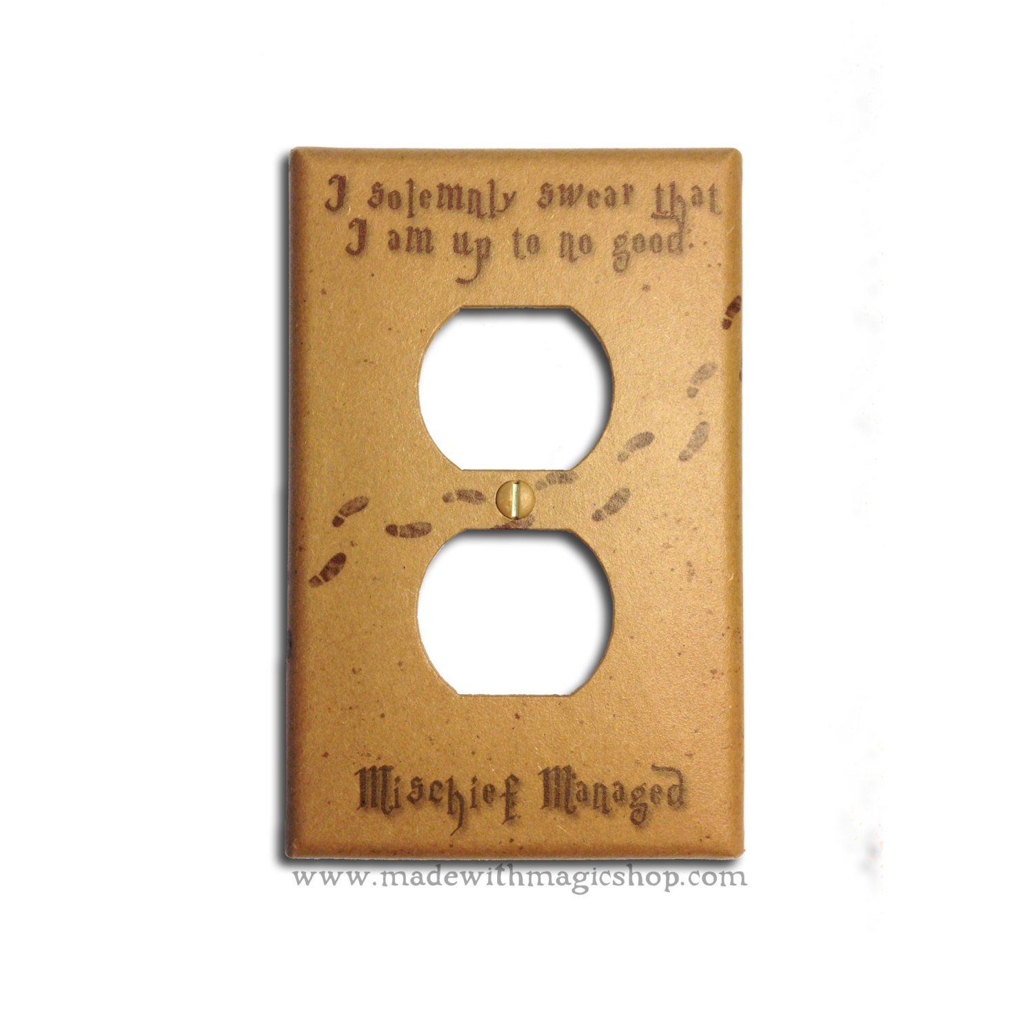 Wizard's Map - Wizard Inspired Outlet Plate