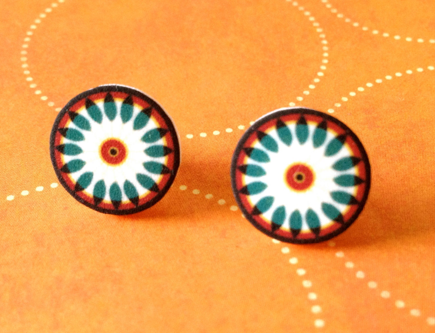 Aztec Native Pattern Earrings