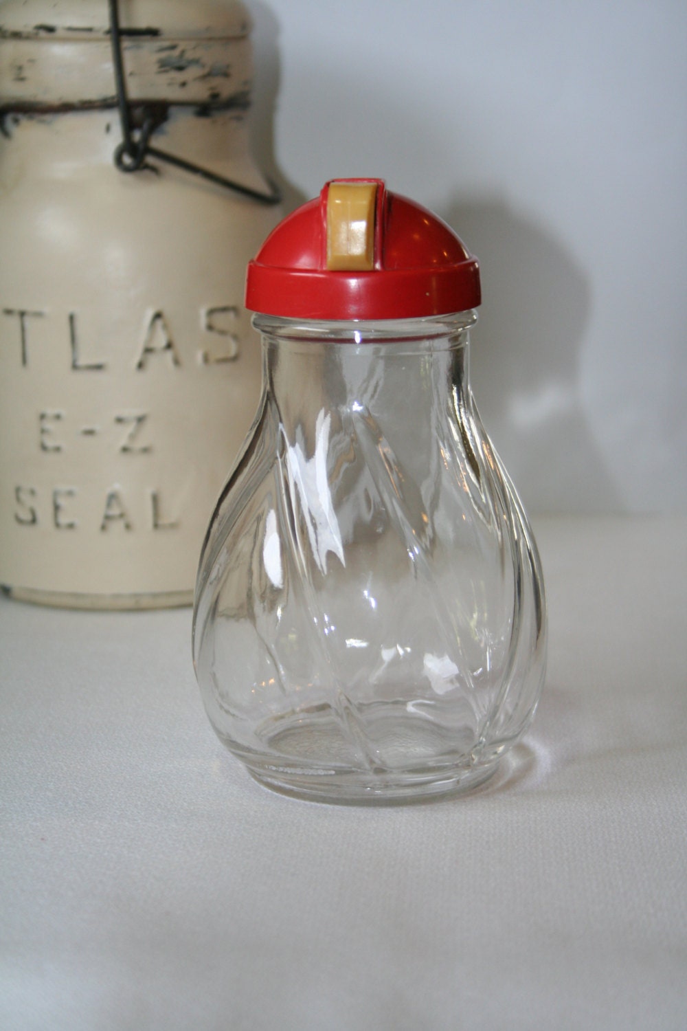 Diner style sugar dispenser Vintage Sugar Shaker by catchalldrawer