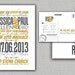 Modern Yet Vintage Wedding Invitation- Comic Book Themed- The Jessica