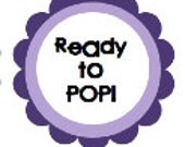Purple Ready to Pop Scallop Circles Digital File