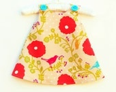 Echino - Girls Dress - Toddler Girls - Japanese Fabric - Imported Fabrics - Spring Girls Dress - Summer Dress - Japanese Designer - 3M to 4T