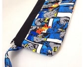 Awesome Batman Wristlet Clutch  / Purse / Bag / DC Comics