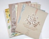 Vintage Wallpaper Sample Collage Pack (12 Sheets, 8 1/2 in. x 10 1/2 in.)