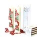 Vintage Christmas Candles, Colonial Candles Red Bells, Red Bells Candle, Colonial Pillar, Christmas Decor, Holiday Decoration