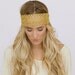 Gold Bohemian Headband Music Festival Boho Wide Head Piece Hair Bands