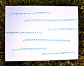 Graphic Blue Marker Drawing