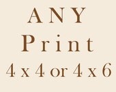 Photography, Any Print 4 x 4 or 4 x 6 Customize any photography, nursery art, home decor, balloons, spring, summer, beach, ferris wheel