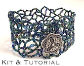 Midnight Lace, Lacework Bracelet Kit and Tutorial