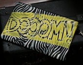 Zebra Print DOOOM Clutch