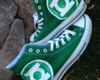 GREEN LANTERN SHOES - dc comics - logo