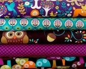 Michael Miller Fabric - 5 Fat Quarter Bundle Norwegian Woods