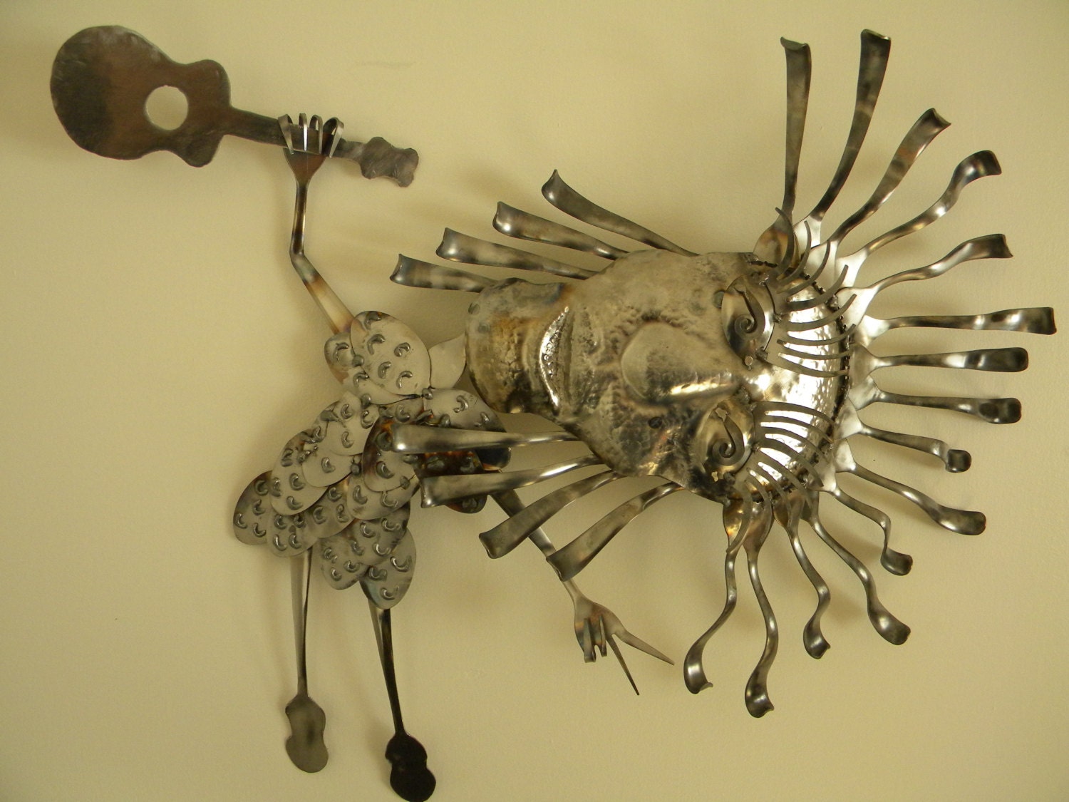 Y.O.L.O. Metal Wall Sculpture, art