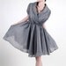 Women Dress Princess Dress Gray Dress Circle Skirt Tunic Dress