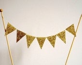 Glitter and Sparkle Cake Bunting - Wedding, Engagement, housewarming, party home decor, photo prop