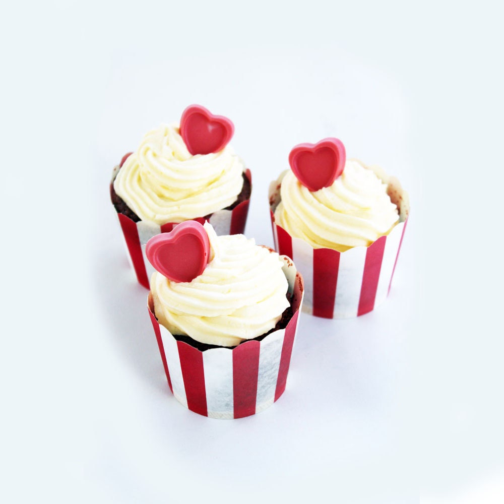 A Box of 16 Gluten Free Red Velvet Cupcakes
