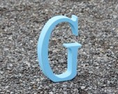 Wood Letter G - Free Standing Wooden Letters - Alphabet Decor Letter G