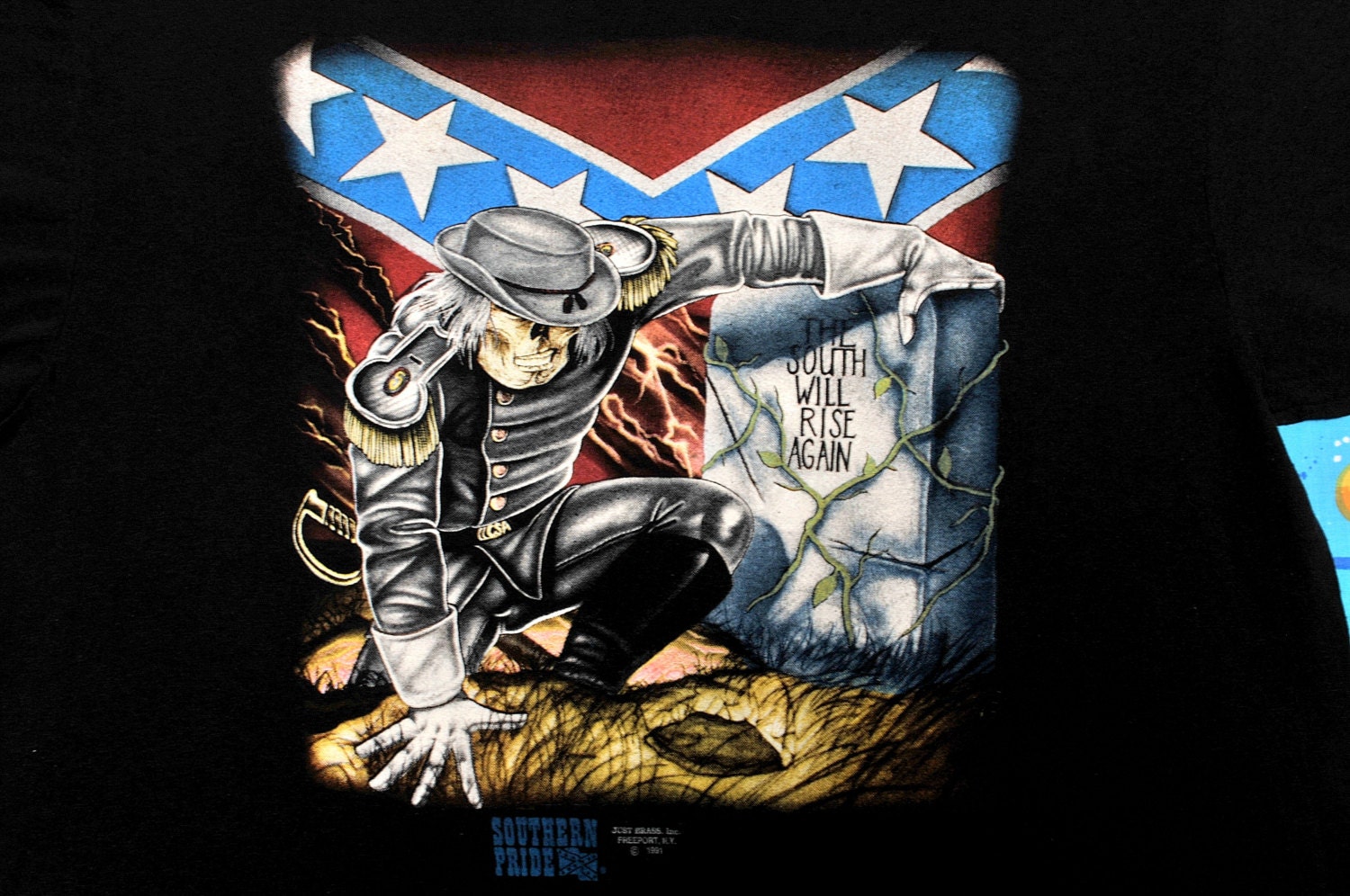 3D Emblem "South Will Rise Again" T-Shirt
