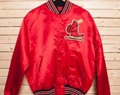 St. Louis Cardinals Starter Brand Baseball Jacket L