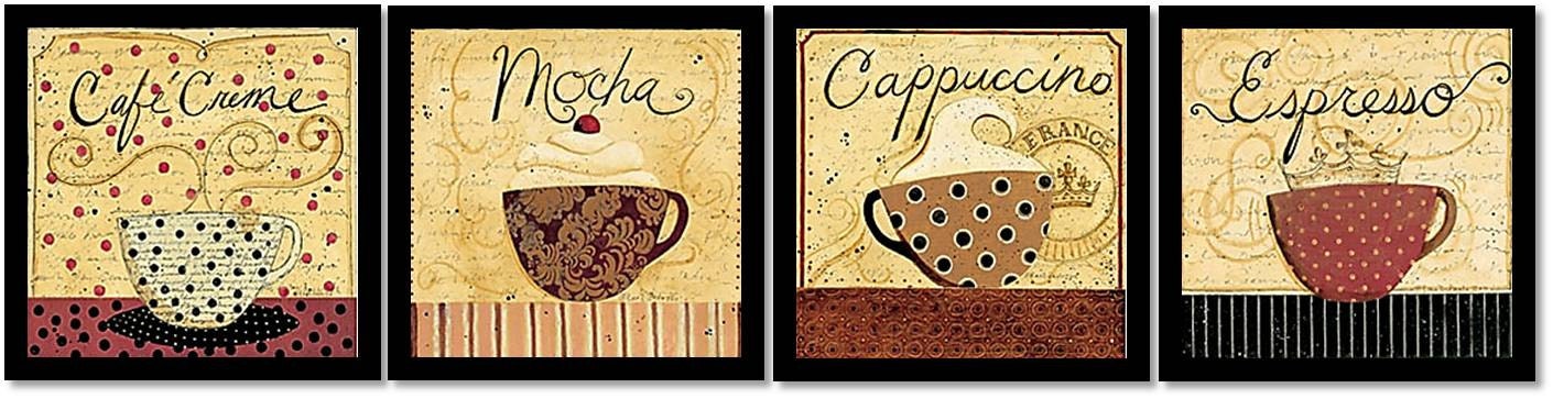 Coffee Espresso Java Kitchen Wall Plaque Wall Art, 3" x 9", Handmade