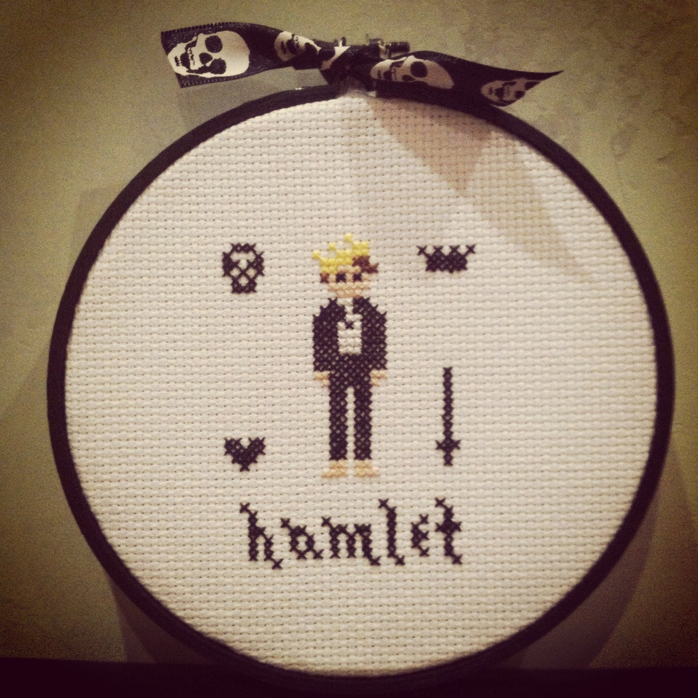 Hamlet Cross Stitch (Based on BBC's David Tennant Hamlet)