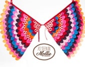 MEDIUM SIZE - Fancy Dress Costume Bird Wings, Fairy Wings, Super Hero Wings, Toddler Pretend Play Accessory - The Florence Wings