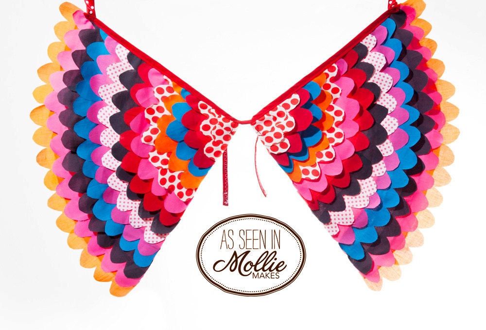 SMALL SIZE - Fancy Dress Costume Bird Wings, Fairy Wings, Super Hero Wings, Toddler Pretend Play Accessory - The Florence Wings