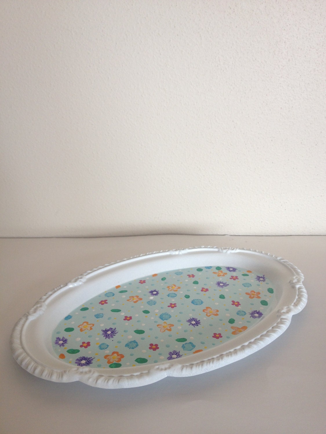 Floral Vanity Tray 