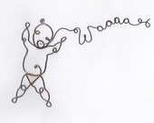 Waa Waa Waa Baby continuous wire sculpture
