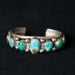 Vintage Navajo Sterling Silver and Turquoise Cuff Bracelet