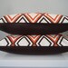 Geometric Modern Retro Pillow Cover Designer Fabric Premier Prints Sweet Potato Diamond Pattern  Handmade Custom Size