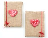 Custom made, Hearts and roses set, original mixed media 3D wall art, spring home decor