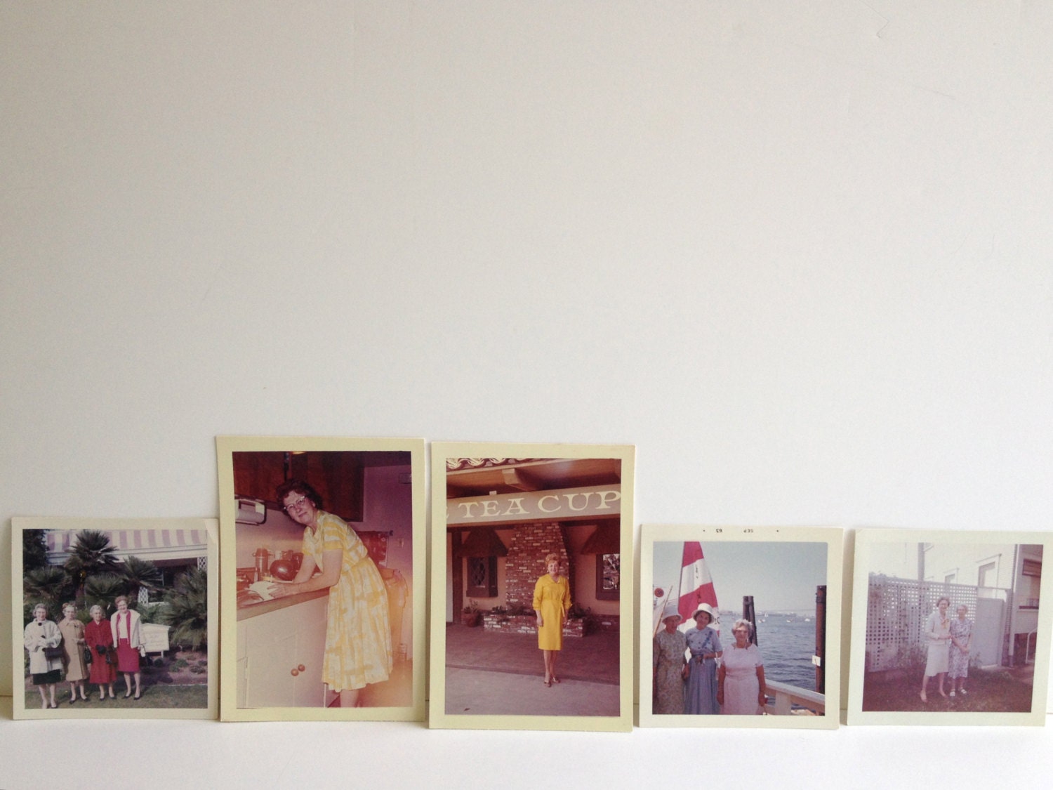 Vintage 1960s Grandmother Photo Pack-Set of 5