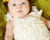 Mustard and Leopard headband by Three Chic vintage shabby chic