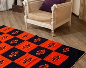 Vintage Hand Woven Rug Runner, Turkish Traditional Rug Runner, Pure Organic Wool Rug Runner, Oriental Rug Runner