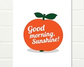 Original Art Print "Good morning, Sunshine" A3