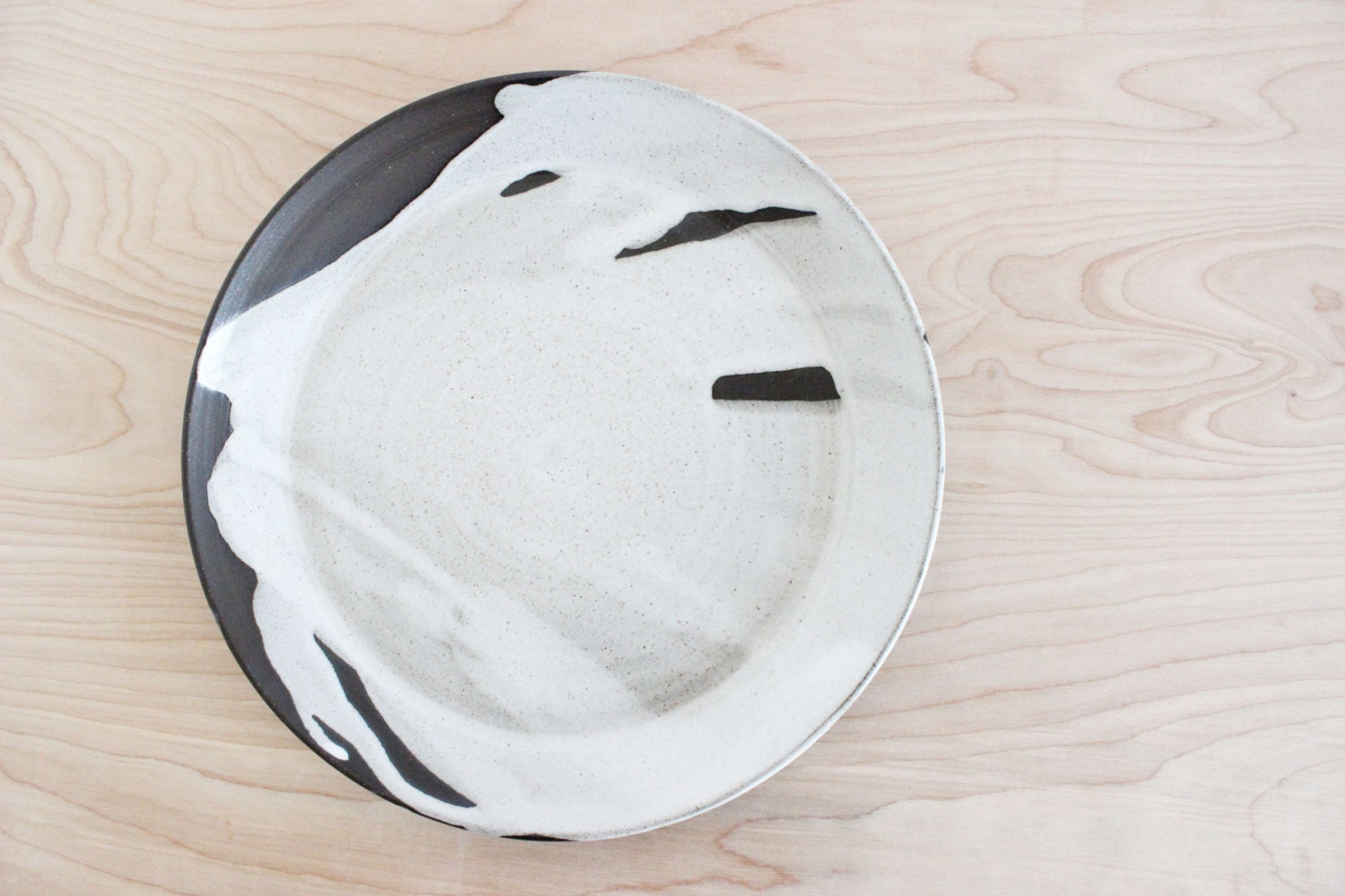 Modern "flow" pattern platter, serving plate, 10 in., Made to Order