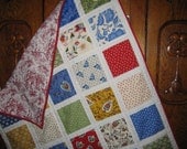 Baby Crib Quilt with French Flair and Modern Style